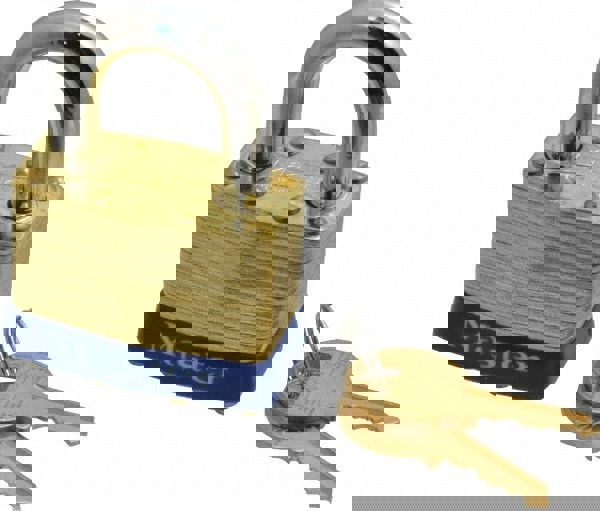 Padlock: Brass, Keyed Alike, 1-3/4